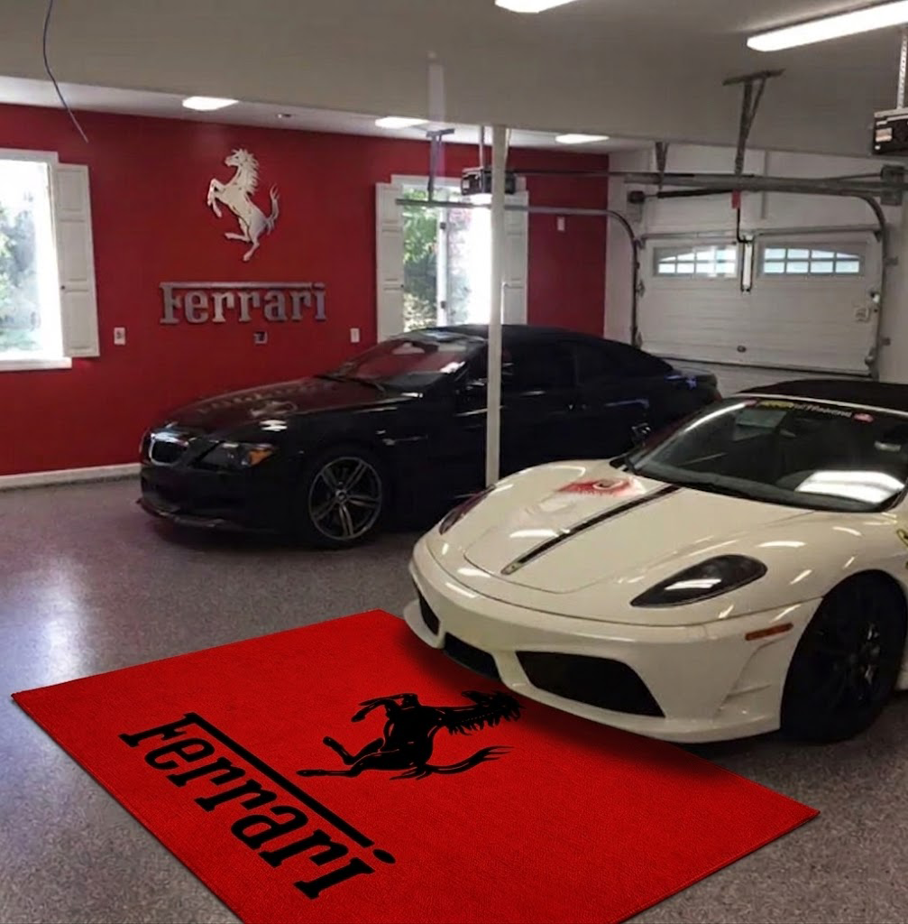 Premium Ferrari Garagenteppich – 5x7 ft (60x87")