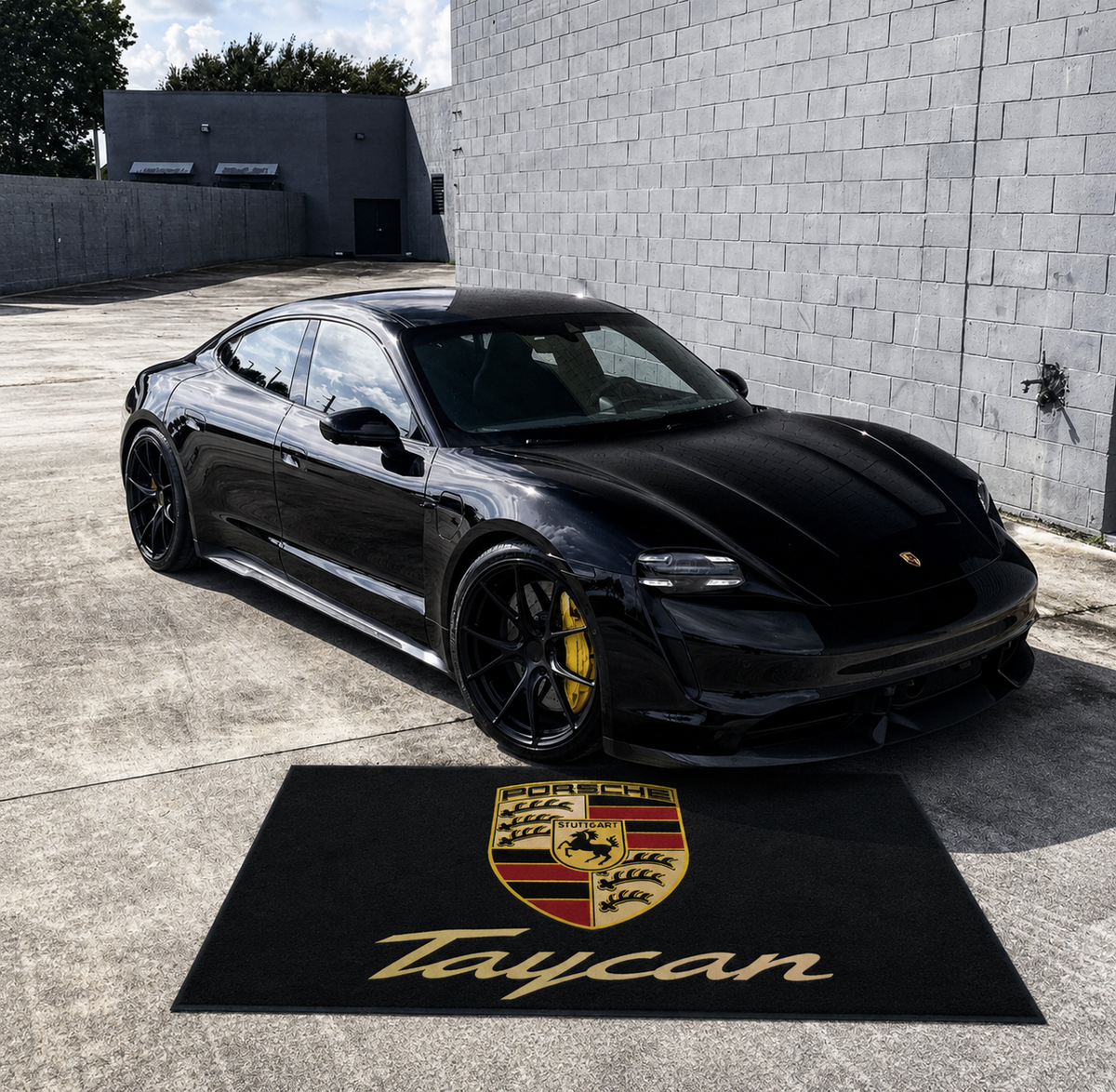 Premium Porsche Garagenteppich – 152 x 221 cm (5x7 ft)