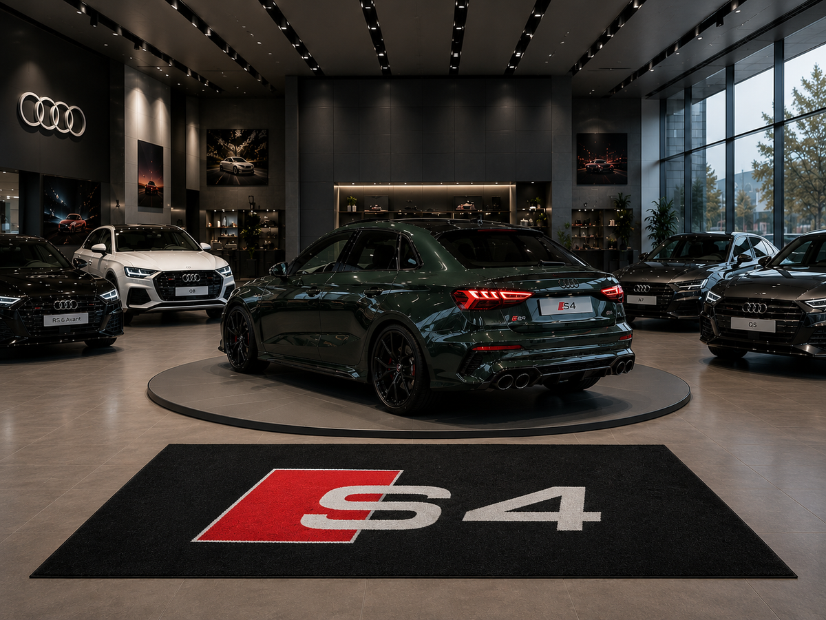 Premium Audi Garagenteppich – 5x7 ft (60x87")