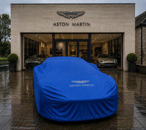 Aston Martin wasserdichte Outdoor-Autoabdeckung – passgenau - Rot