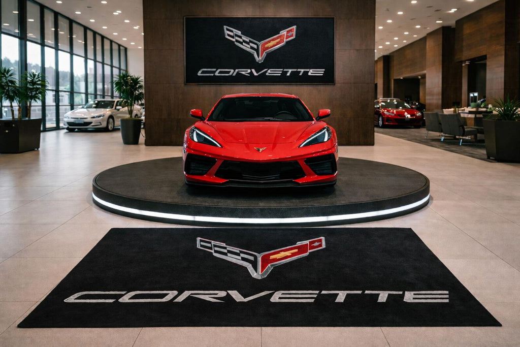 Premium Corvette Garagenteppich – 5x7 ft (60x87")
