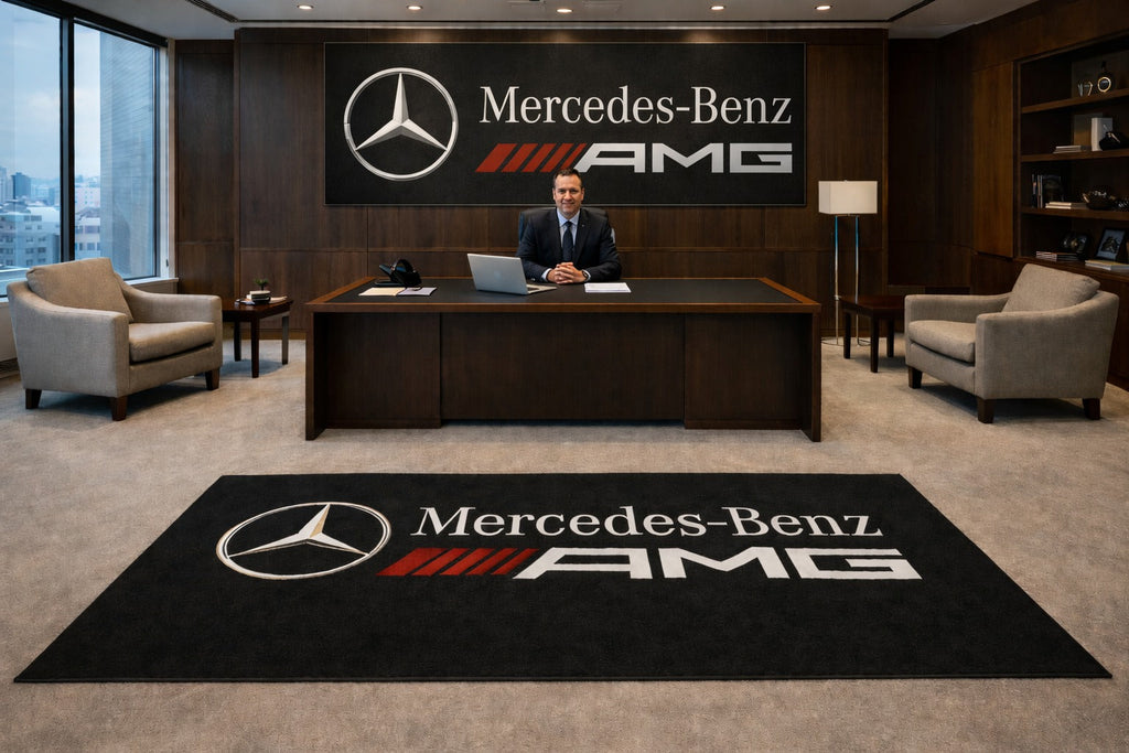 Premium Mercedes-Benz AMG Garagenteppich – 5x7 ft (60x87")