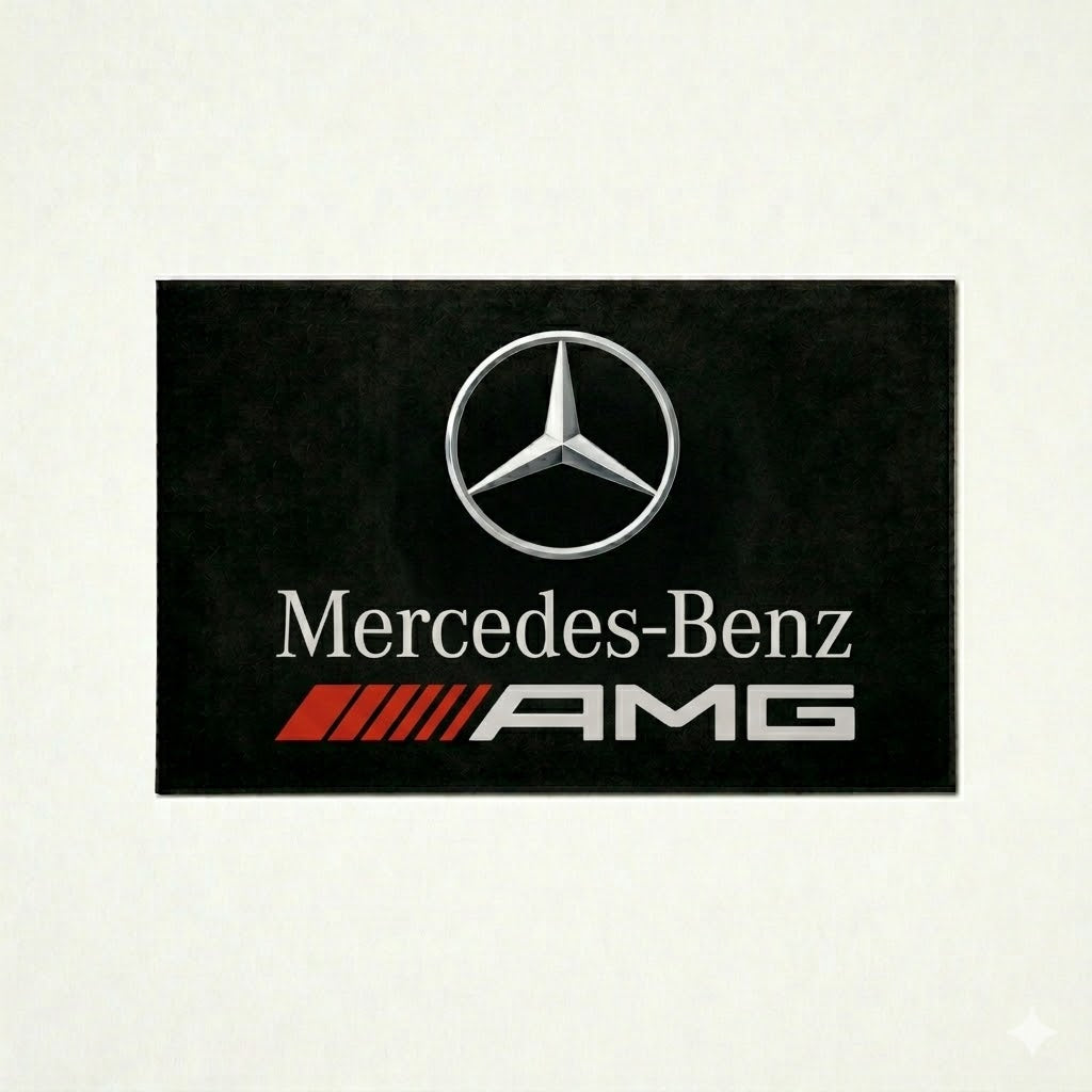 Premium Mercedes-Benz AMG Garagenteppich – 5x7 ft (60x87")