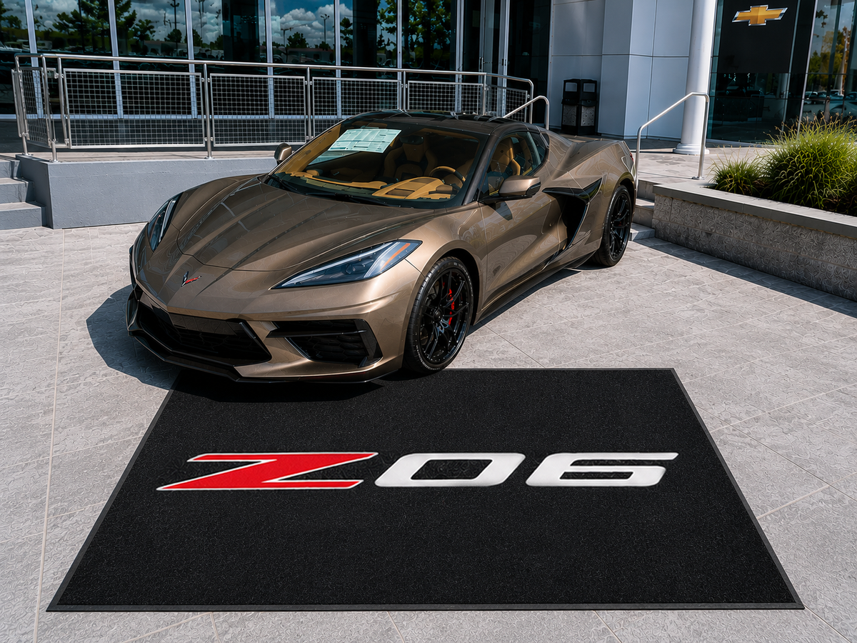 Premium Corvette Garagenteppich – 5x7 ft (60x87")