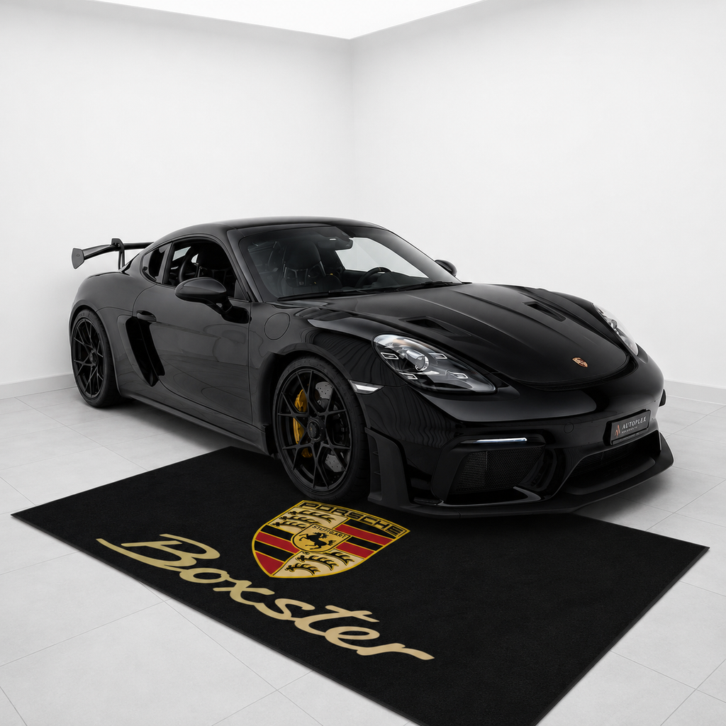 Premium Porsche Garagenteppich – 152 x 221 cm (5x7 ft)