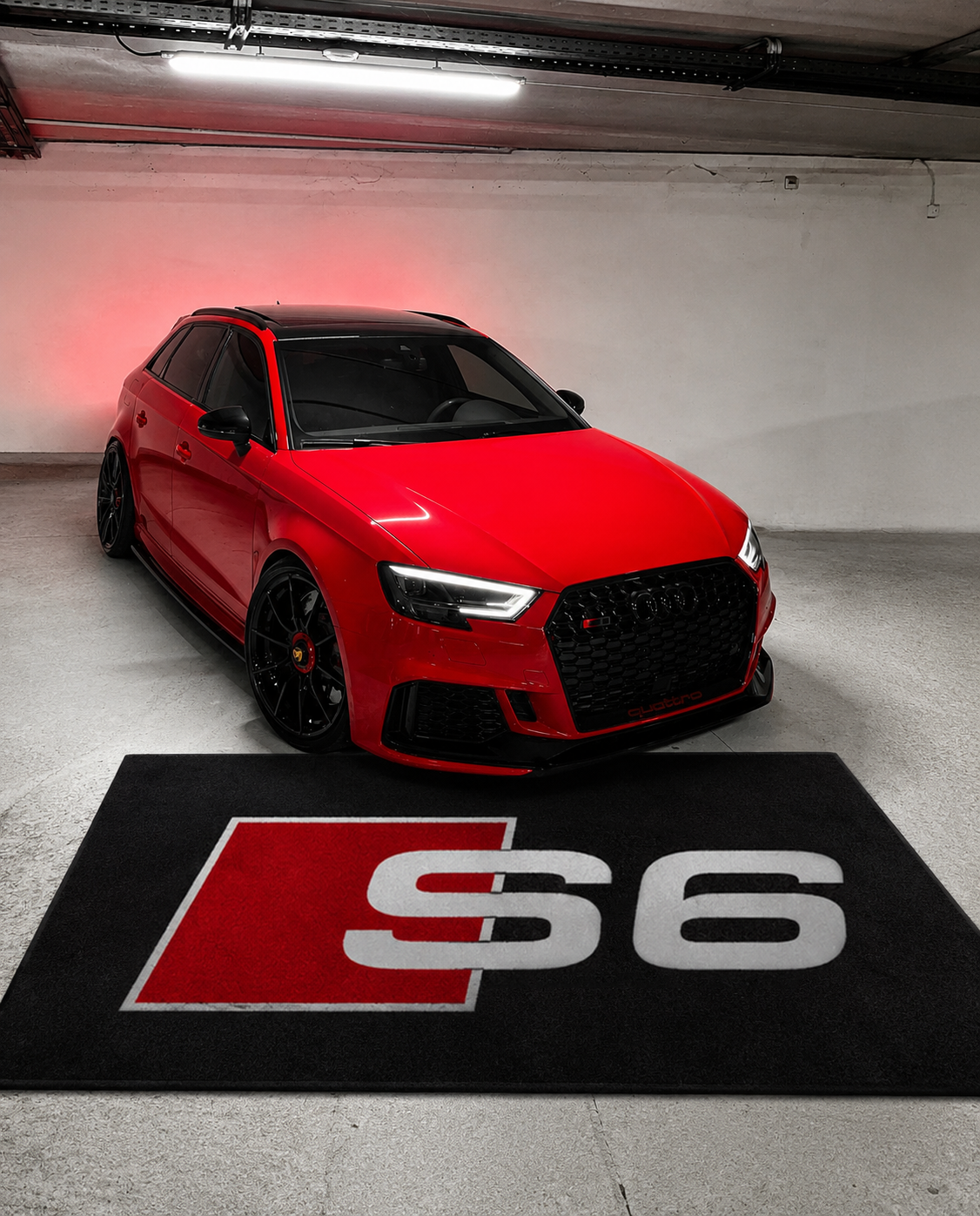 Premium Audi Garagenteppich – 5x7 ft (60x87")