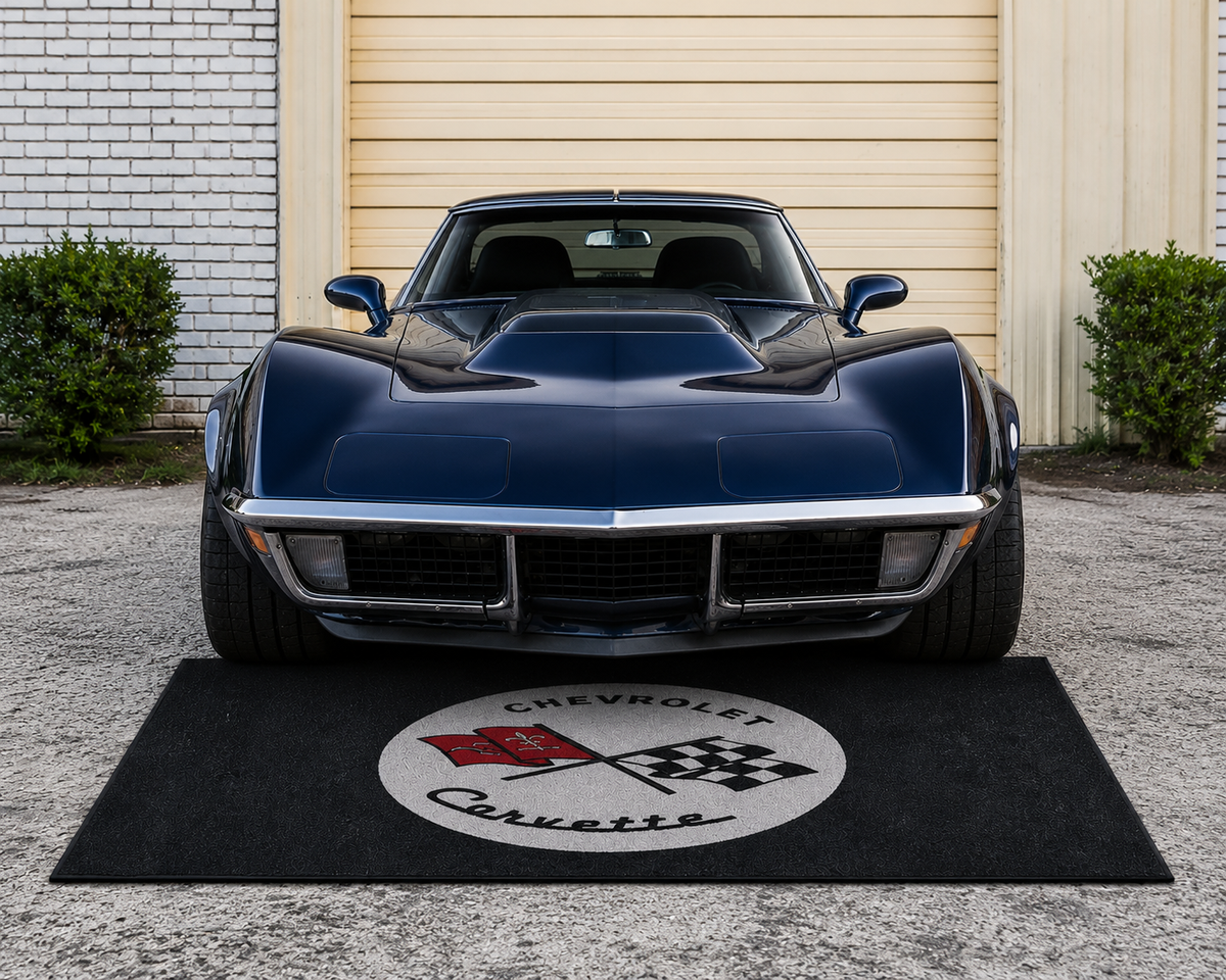 Premium Corvette Garagenteppich – 5x7 ft (60x87")
