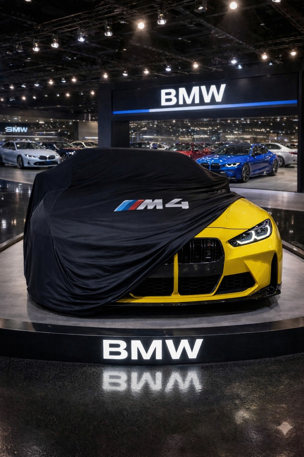 BMW M4 Indoor-Autoabdeckung für die M-Serie - Schwarz