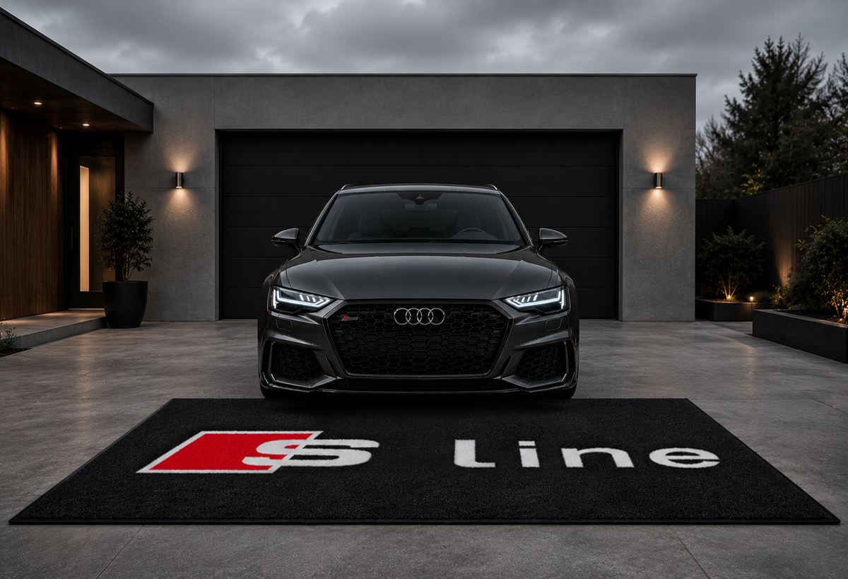 Premium Audi Garagenteppich – 5x7 ft (60x87")