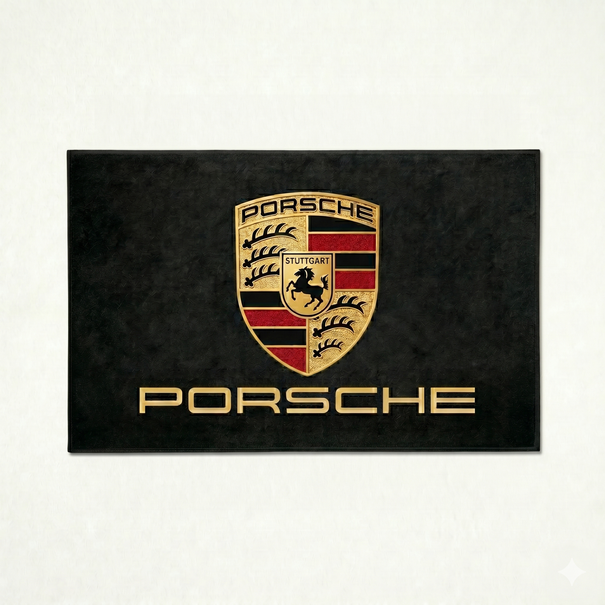 Premium Porsche Garagenteppich – 152 x 221 cm (5x7 ft)