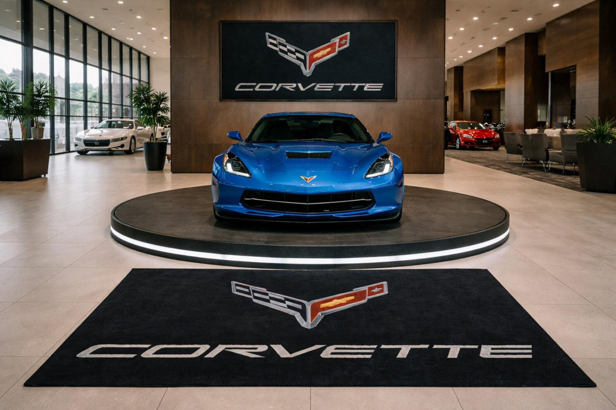 Premium Corvette Garagenteppich – 5x7 ft (60x87")