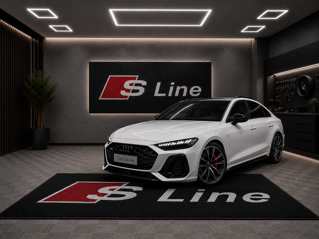 Premium Audi Garagenteppich – 5x7 ft (60x87")
