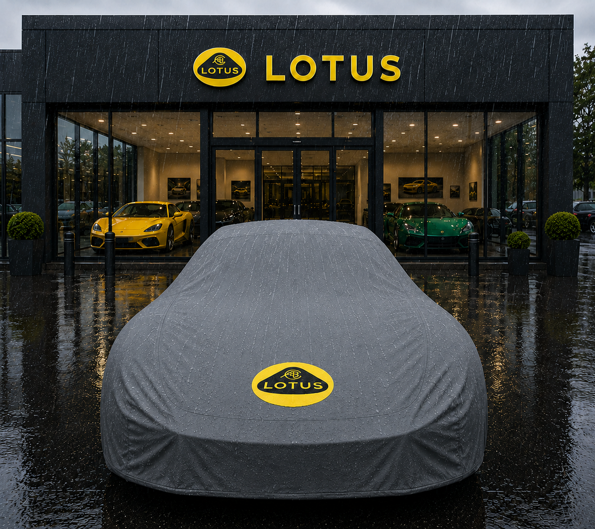 Lotus Premium Autoabdeckung – Wasserdicht für den Außenbereich