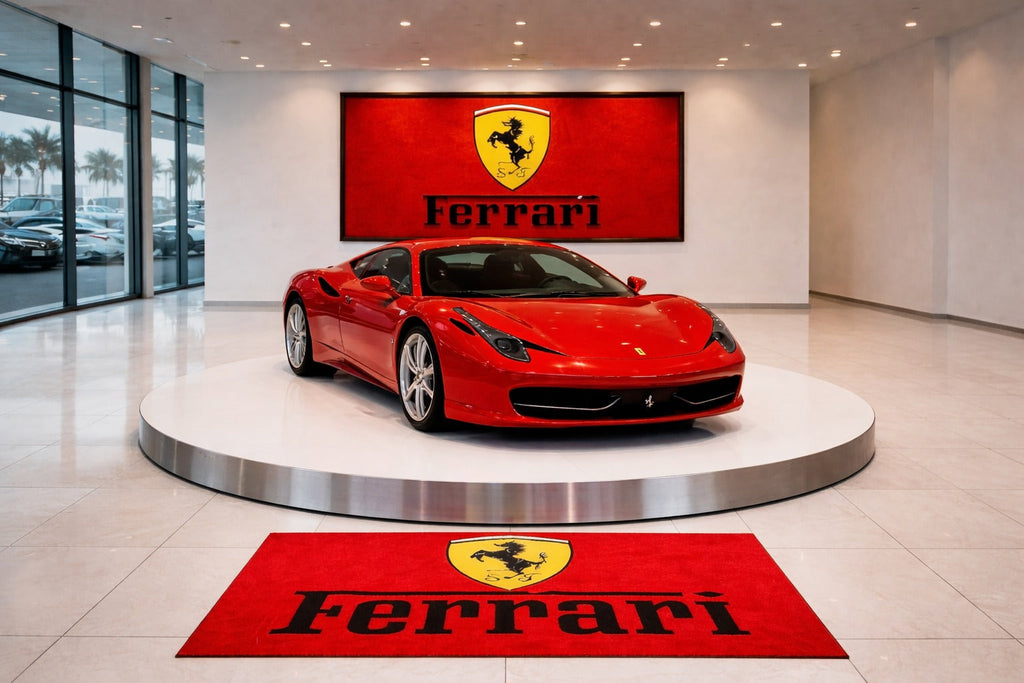Premium Ferrari Garagenteppich – 5x7 ft (60x87")