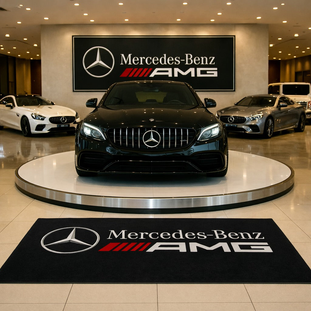 Premium Mercedes-Benz AMG Garagenteppich – 5x7 ft (60x87")