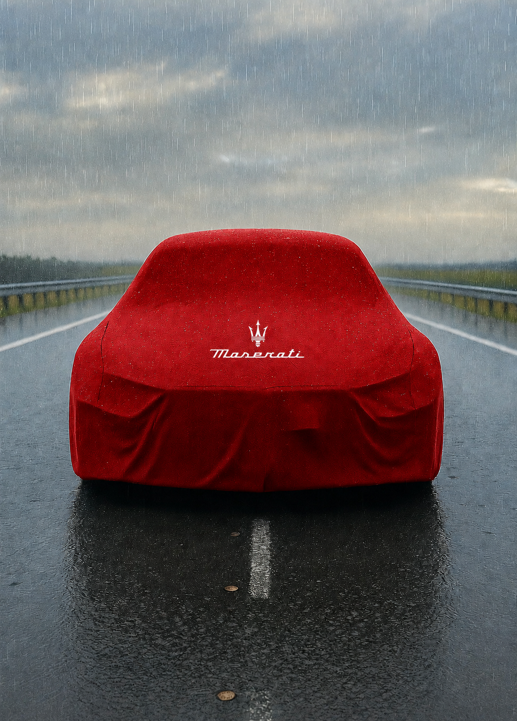Maserati Premium Autoabdeckung – Wasserdicht für den Außenbereich