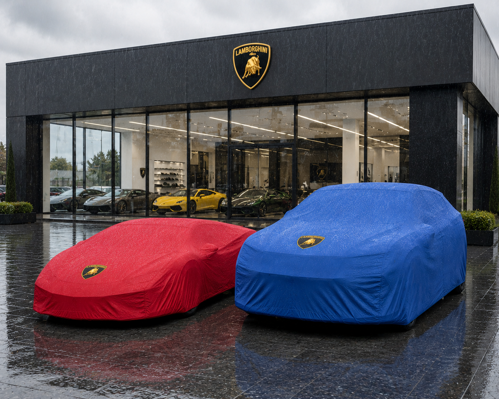 Lamborghini Premium Autoabdeckung – Wasserdicht für den Außenbereich