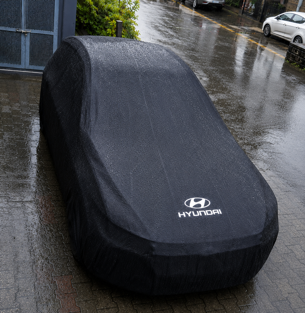 Hyundai Premium Autoabdeckung – Wasserdicht für den Außenbereich