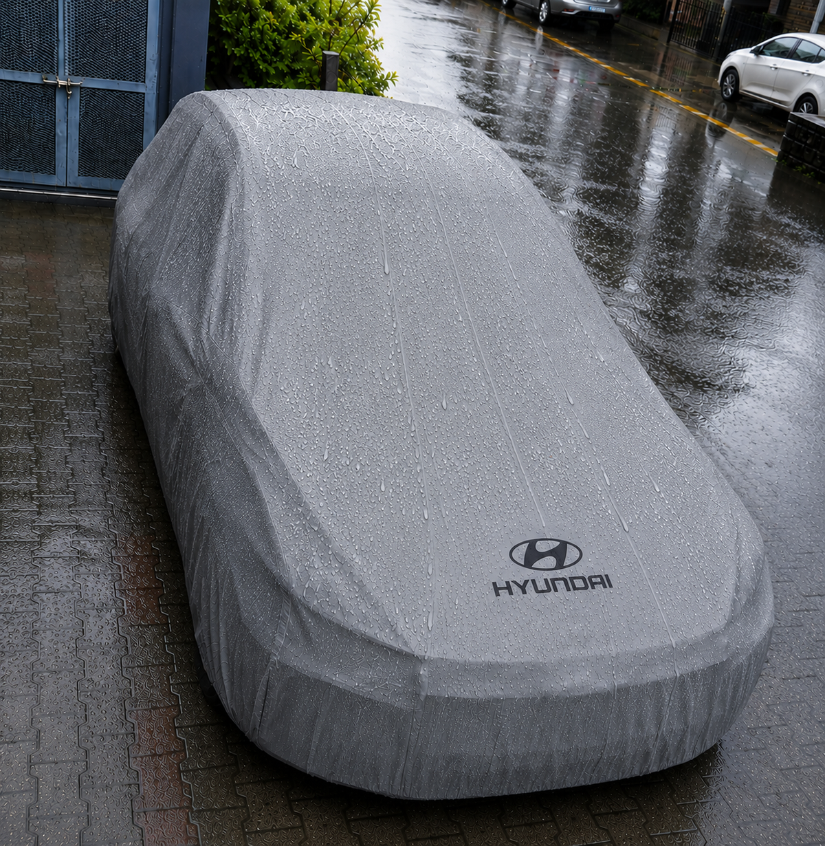 Hyundai Premium Autoabdeckung – Wasserdicht für den Außenbereich