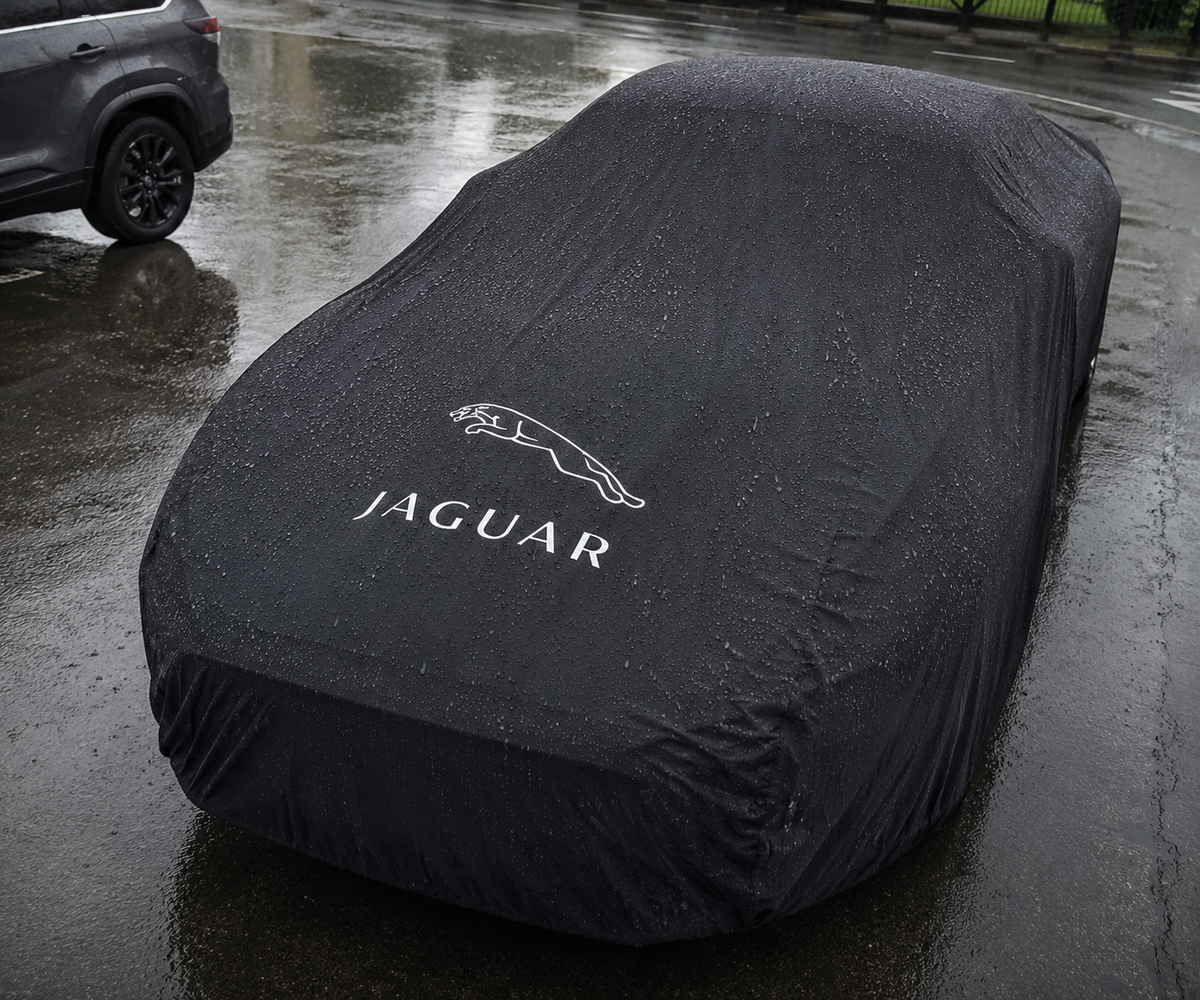 Jaguar Premium Autoabdeckung – Wasserdicht für den Außenbereich
