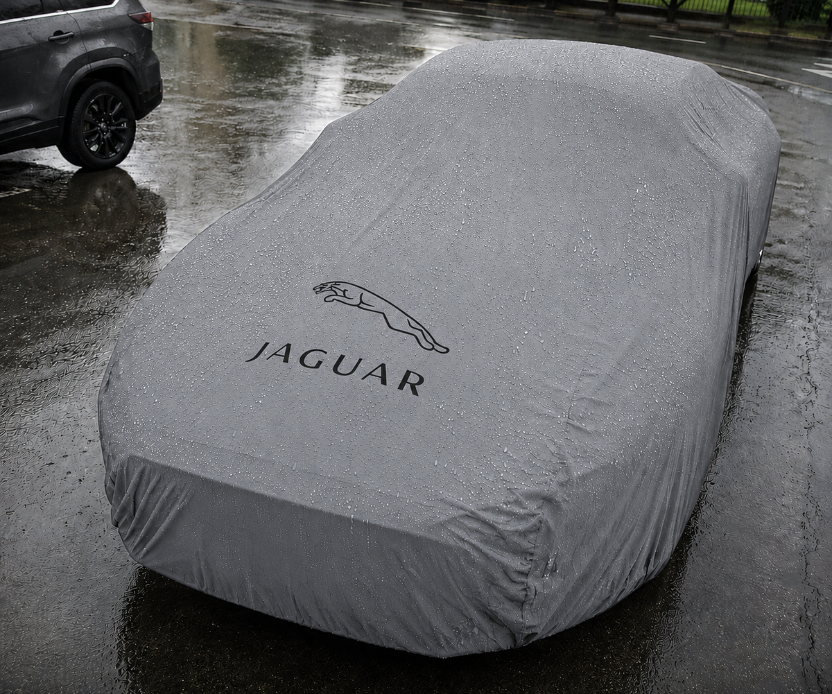Jaguar Premium Autoabdeckung – Wasserdicht für den Außenbereich