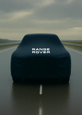 Range Rover wasserdichte Outdoor-Autoabdeckung – passgenau - Emblem on Hood