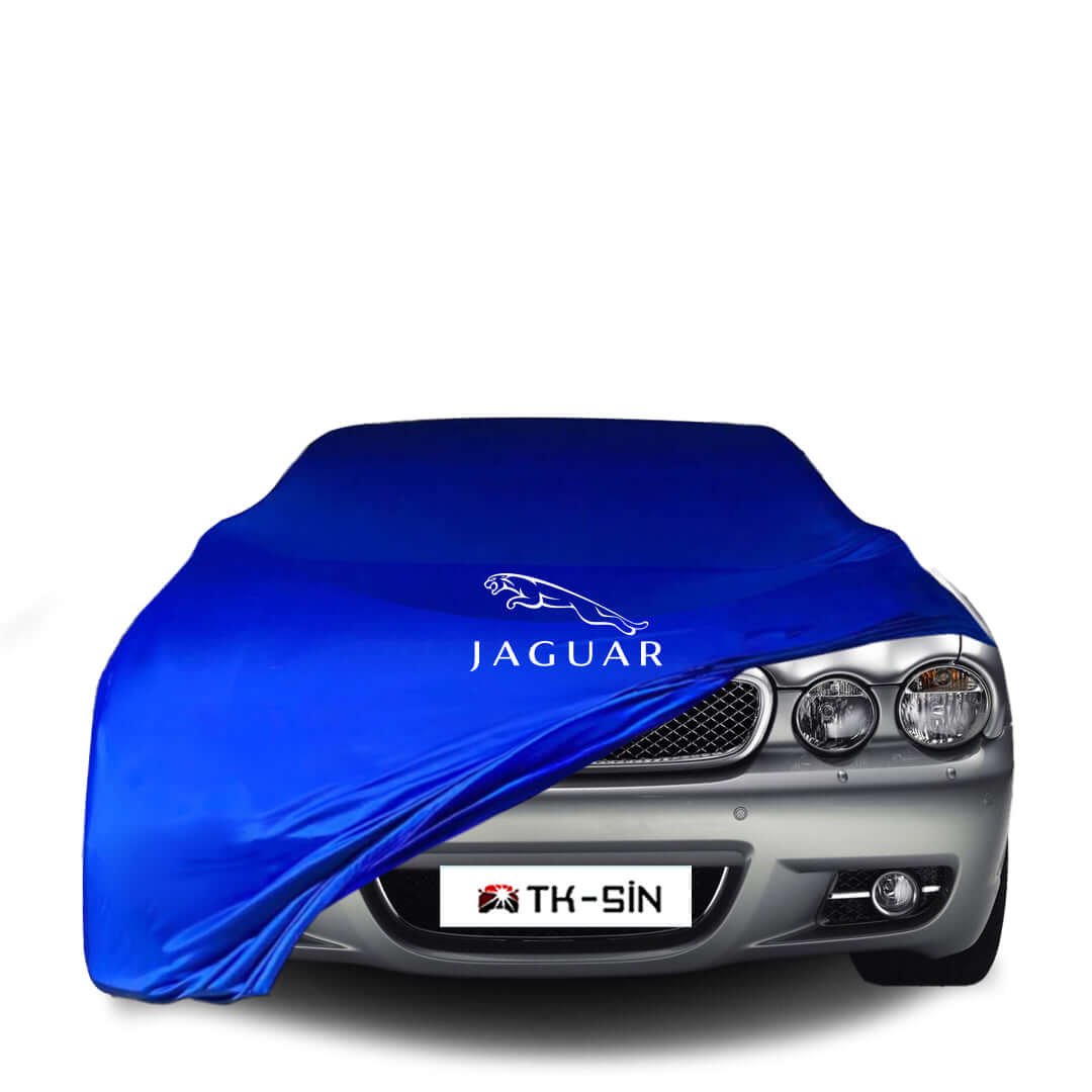 JAGUAR XJ (X350) (2003-2006) Indoor-Autoabdeckung - Blau