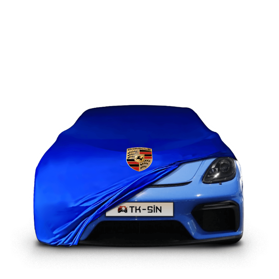 PORSCHE 718 (982) Indoor-Autoabdeckung - Blau