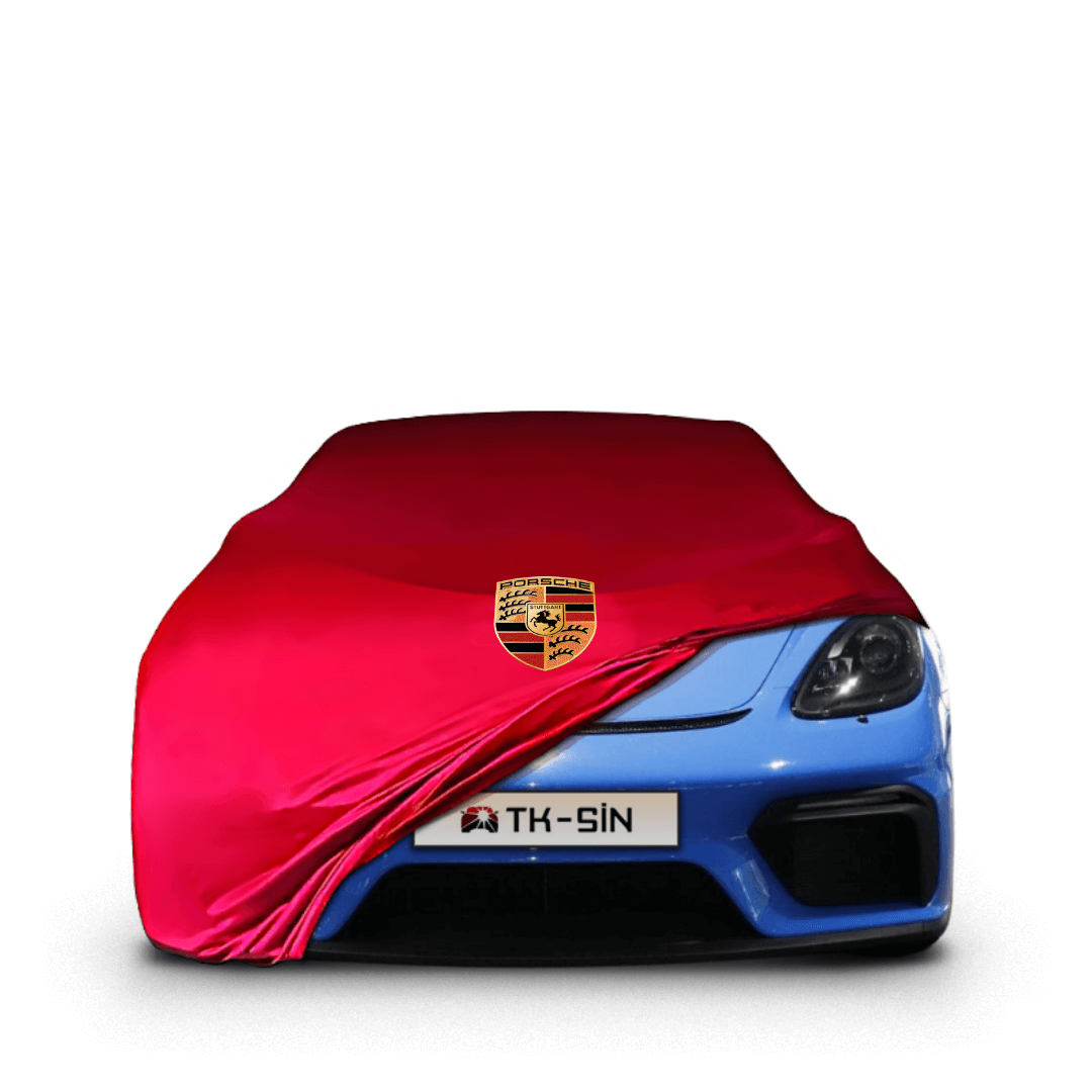 PORSCHE 718 (982) Indoor-Autoabdeckung - Rot