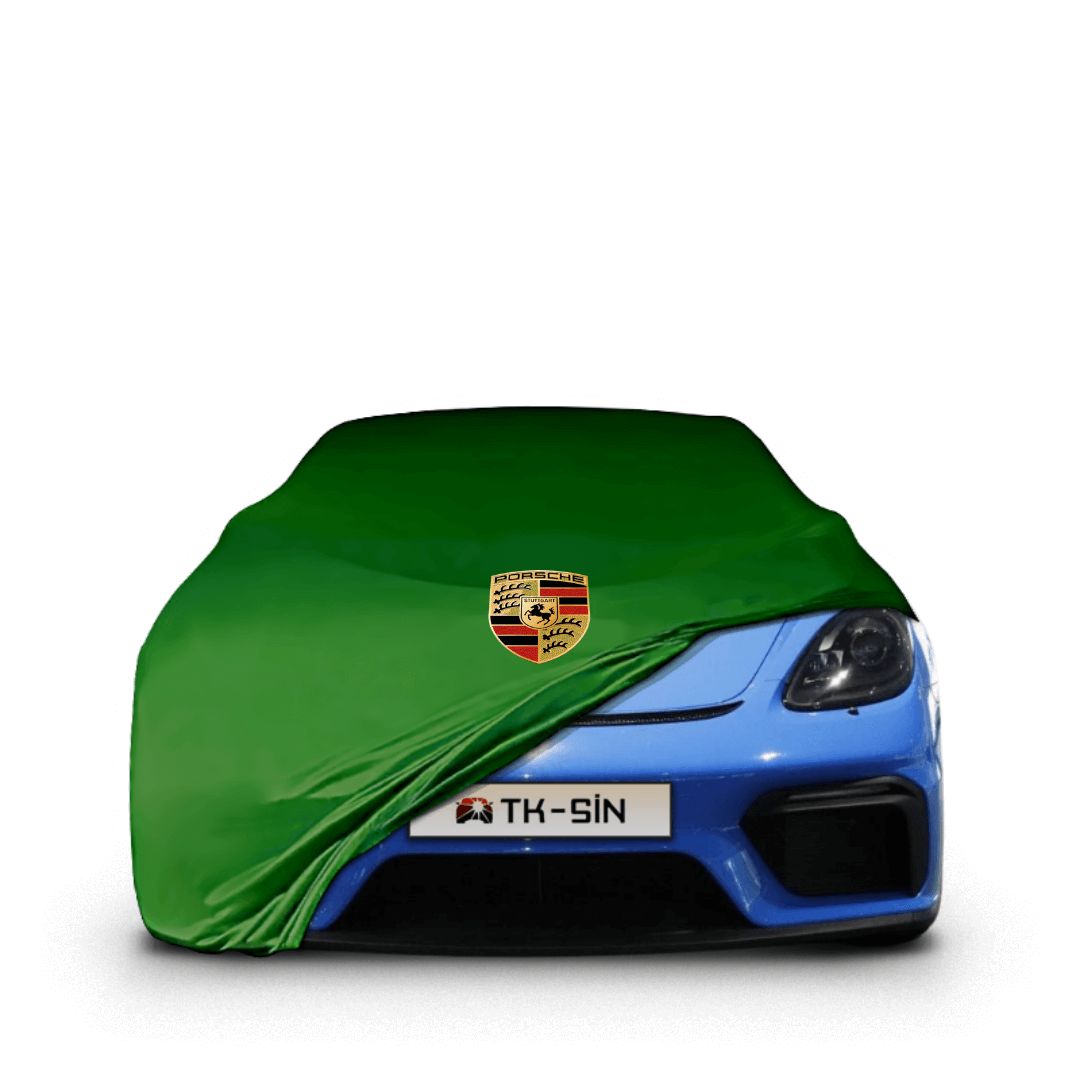 PORSCHE 718 (982) Indoor-Autoabdeckung - Grün