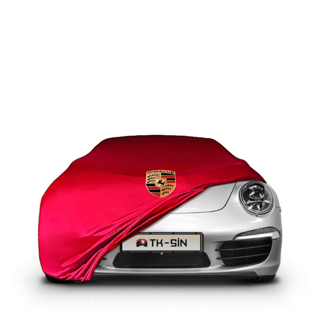 PORSCHE 911 (991) (2011-2020) Indoor-Autoabdeckung - Rot