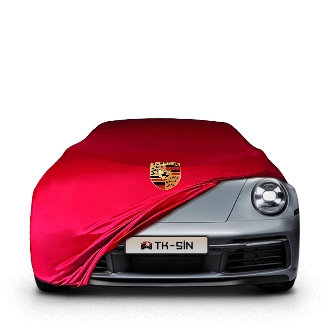 PORSCHE 911 (992) (2018-) Indoor-Autoabdeckung - Rot