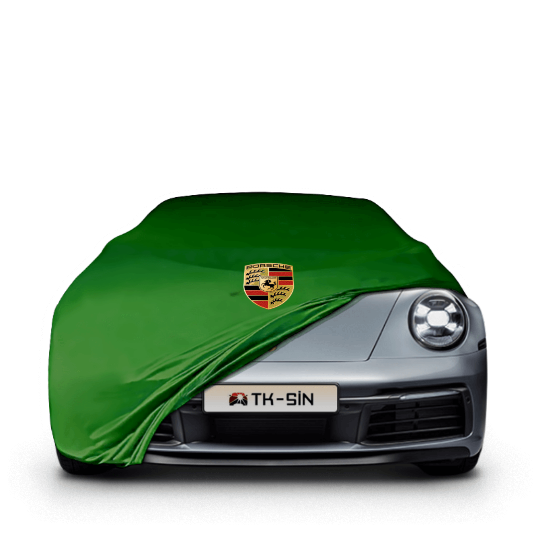 PORSCHE 911 (992) (2018-) Indoor-Autoabdeckung - Grün