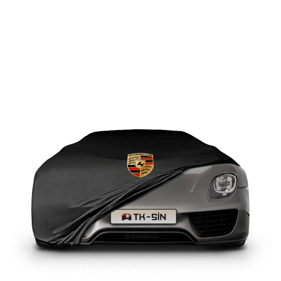 PORSCHE 918 SPYDER Indoor-Autoabdeckung - Schwarz