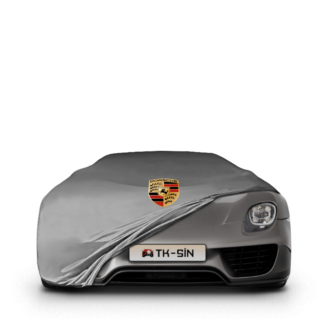 PORSCHE 918 SPYDER Indoor-Autoabdeckung - Grau