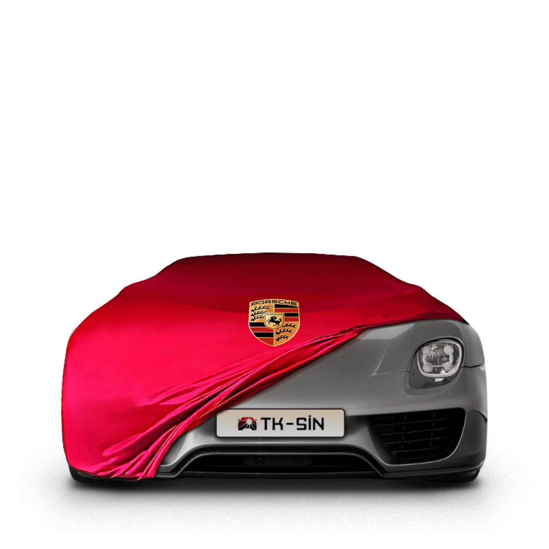 PORSCHE 918 SPYDER Indoor-Autoabdeckung - Rot