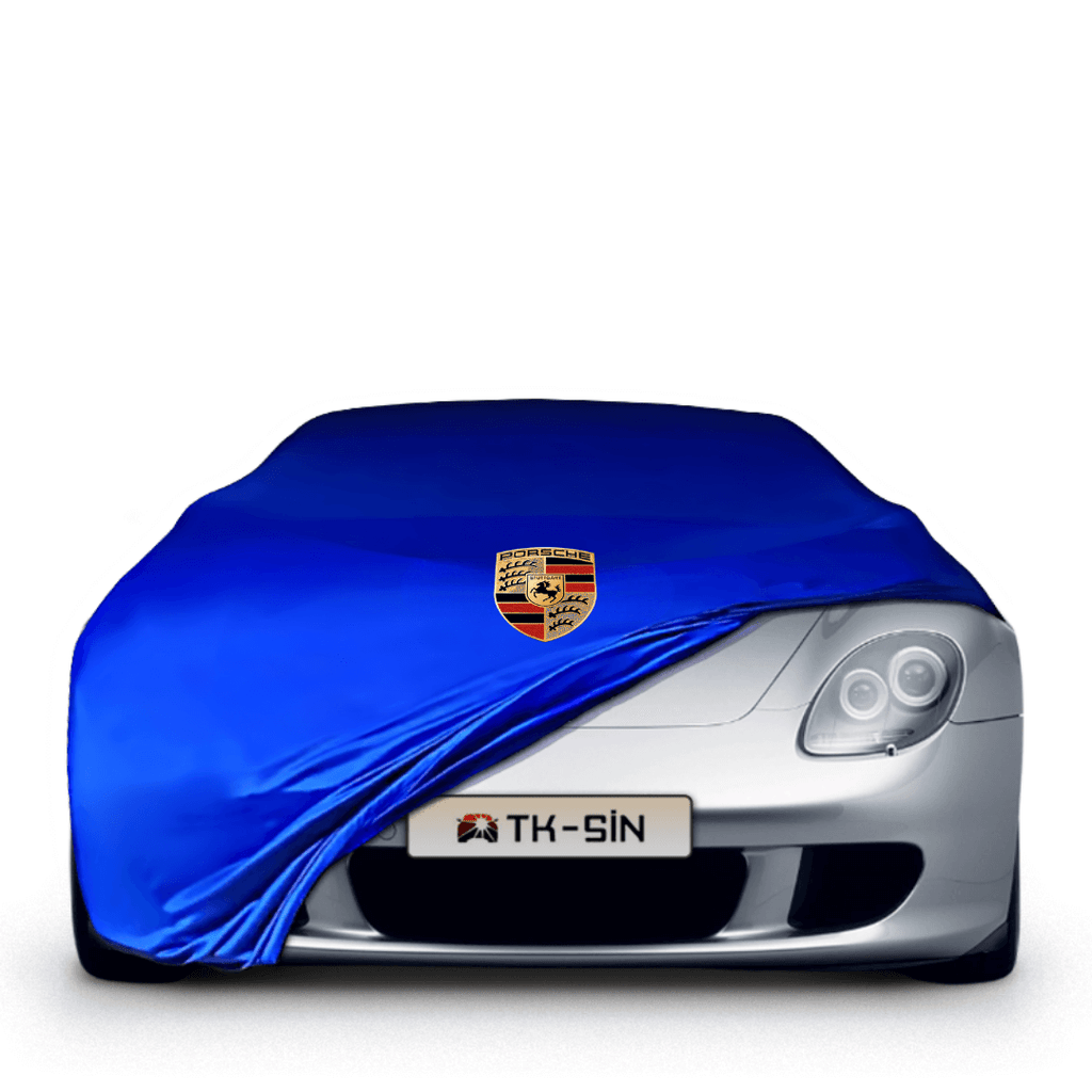 PORSCHE CARRERA GT Indoor-Autoabdeckung - Blau