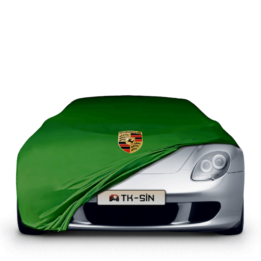 PORSCHE CARRERA GT Indoor-Autoabdeckung - Grün