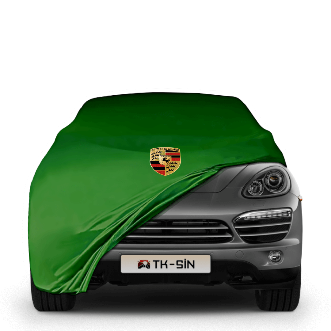 PORSCHE CAYENNE 2 (2014-2017) Indoor-Autoabdeckung - Grün