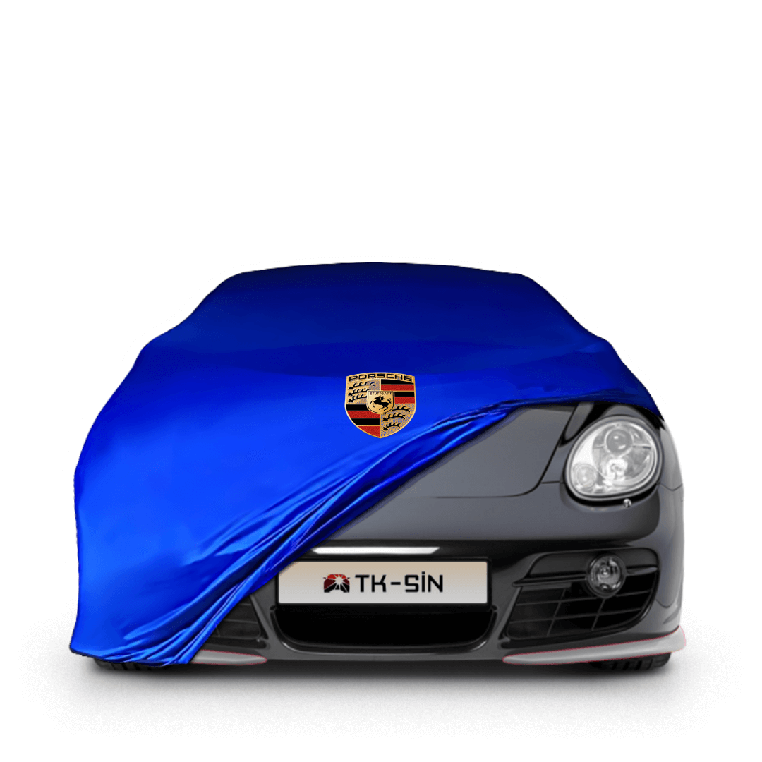 PORSCHE CAYMAN 987C (2005-2012) Indoor-Autoabdeckung - Blau