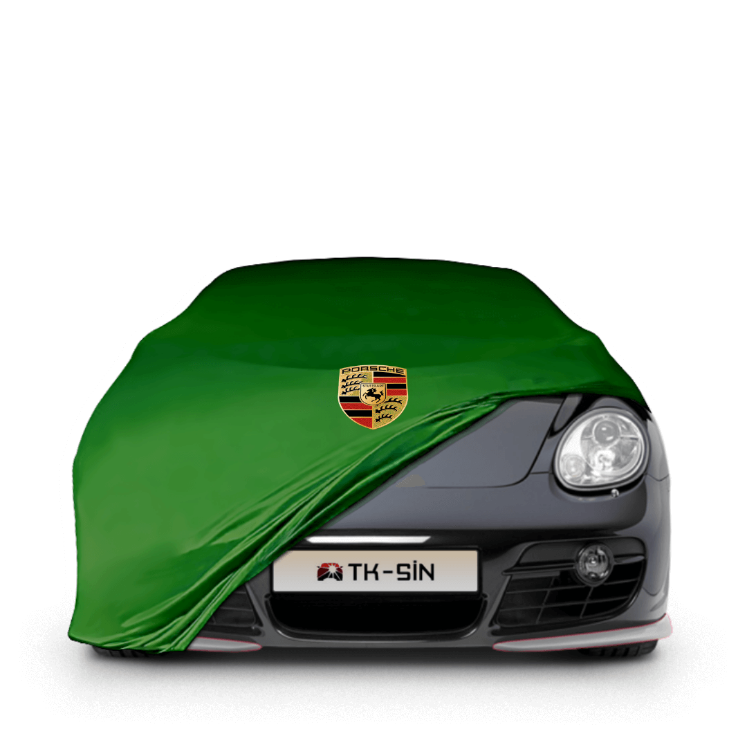 PORSCHE CAYMAN 987C (2005-2012) Indoor-Autoabdeckung - Grün