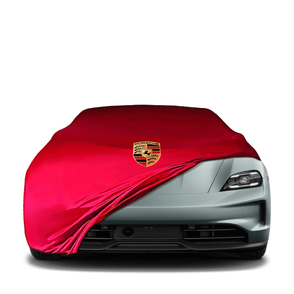 PORSCHE TAYCAN (Y1A) Indoor-Autoabdeckung - Rot