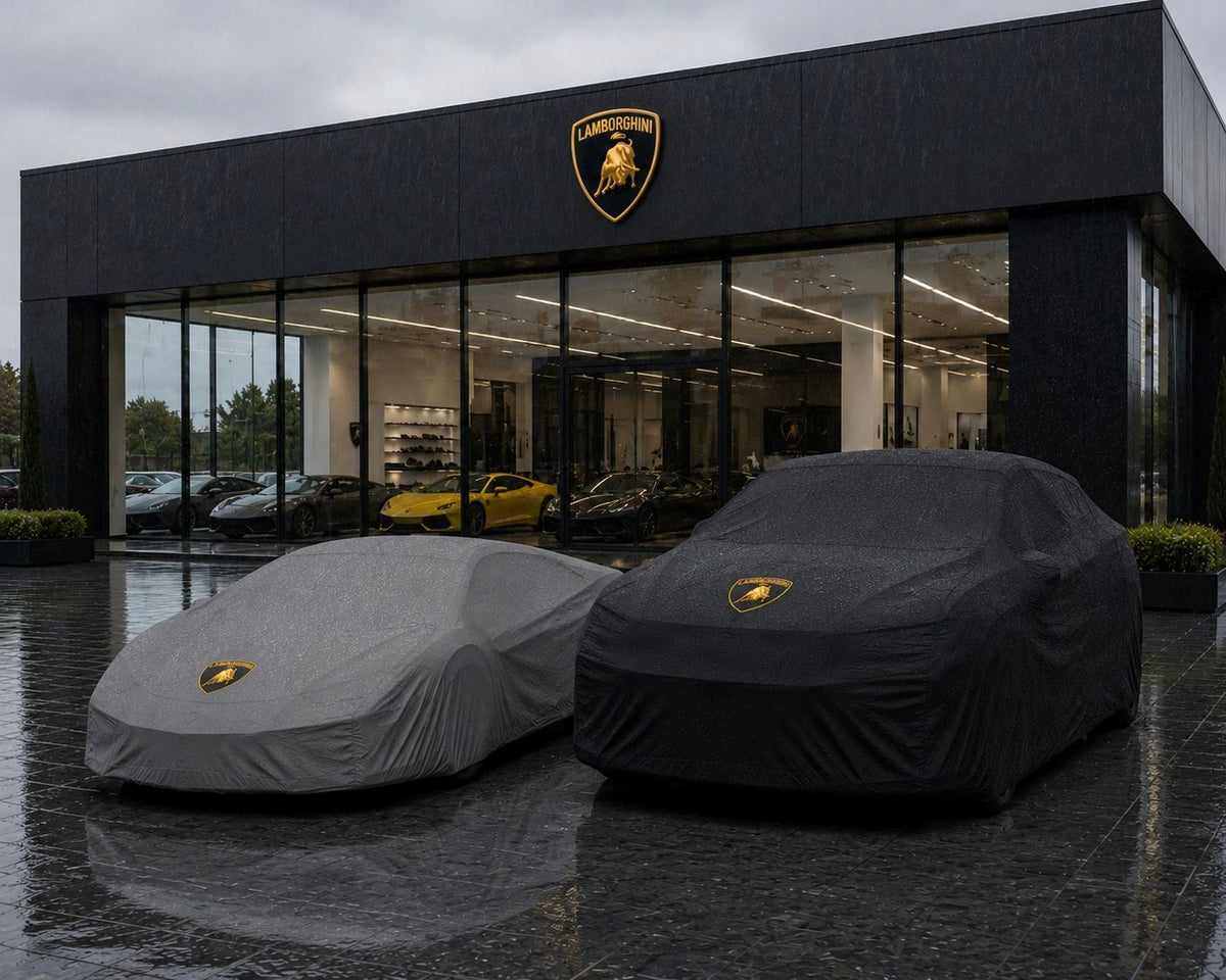 Lamborghini Premium Autoabdeckung – Wasserdicht für den Außenbereich