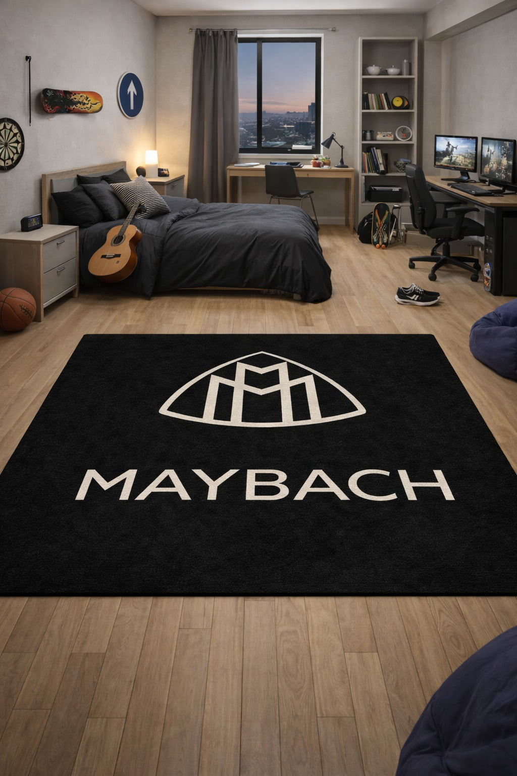 Premium Maybach Garagenteppich – 5x7 ft (60x87")