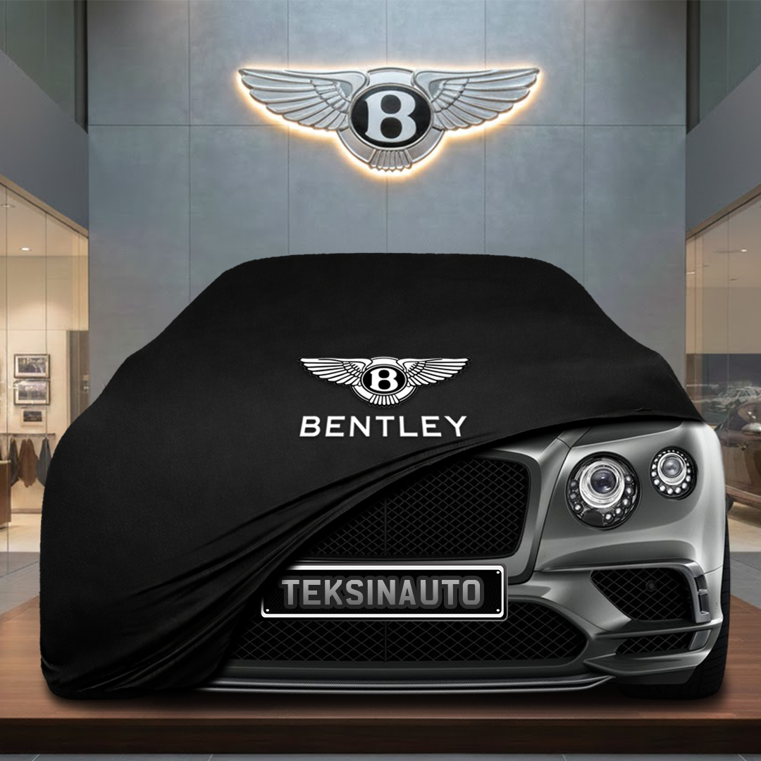 Bentley Brooklands (2007-2011) Passgenaue Indoor-Autoabdeckung Soft Stretch Schwarz, Grau, Blau, Rot Dust Protection Garage Cover Laser Cut + Bag - Schwarz