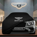 Bentley Azure (200-2009) Passgenaue Indoor-Autoabdeckung Soft Stretch Schwarz, Grau, Blau, Rot Dust Protection Garage Cover Laser Cut + Bag - Schwarz