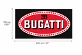Premium Bugatti Garagenteppich – 5x7 ft (60x87")