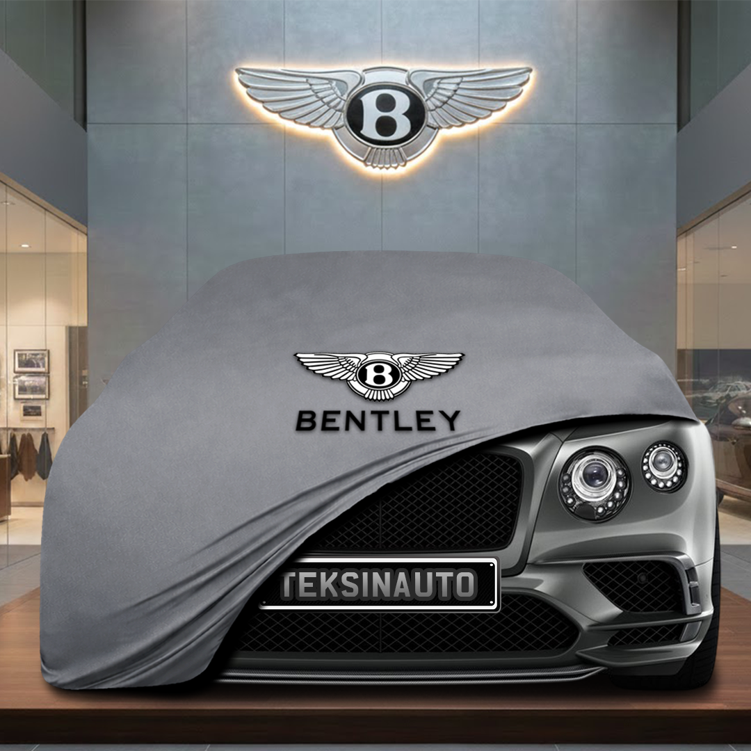 Bentley Bentayga (2015-2020) Passgenaue Indoor-Autoabdeckung Soft Stretch Schwarz, Grau, Blau, Rot Dust Protection Garage Cover Laser Cut + Bag - Grau