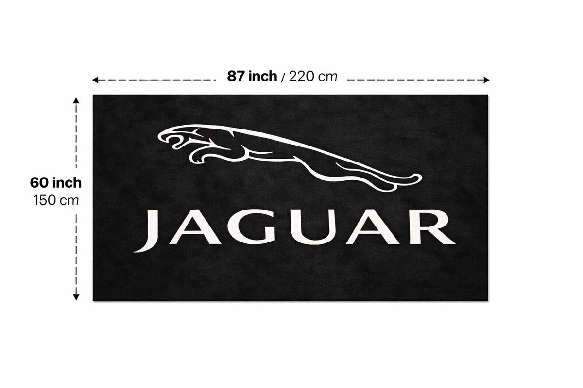 Premium Jaguar Garagenteppich – 152 x 221 cm(5x7 ft)