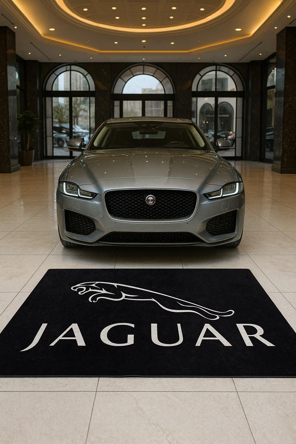 Premium Jaguar Garagenteppich – 152 x 221 cm(5x7 ft)